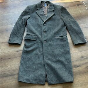 Virany Vintage Cashmere Wool Classic Gray Coat ! Size 40
